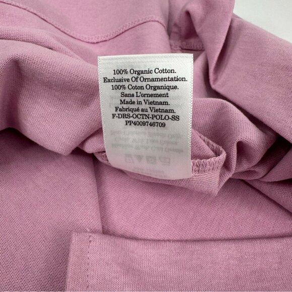 Everlane Women's NWT Mauve Purple The Organic Cotton Polo Shirt Dress S/C40 - Picture 10 of 15